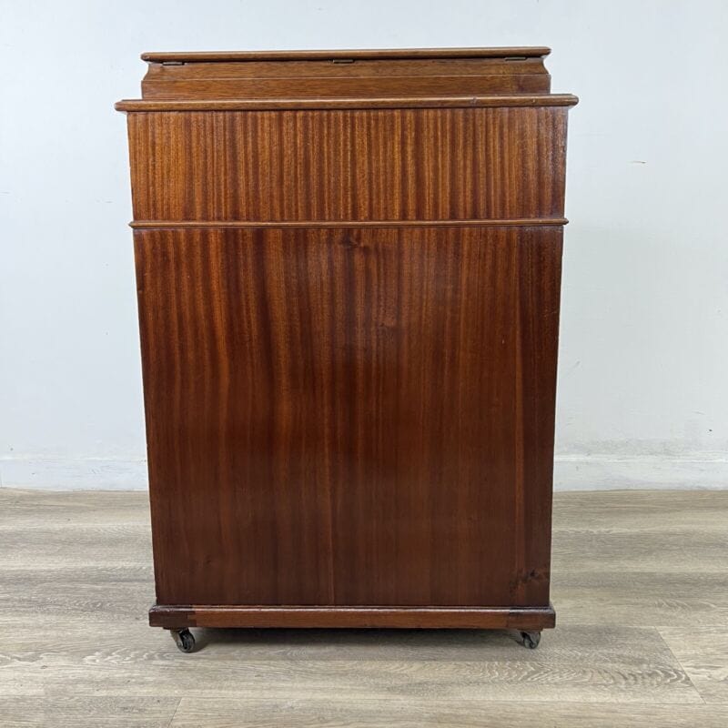 Scrittoio stile antico scrivania leggio davenport in legno pelle mobile Vintage Categoria Scrittoi & Ribalte