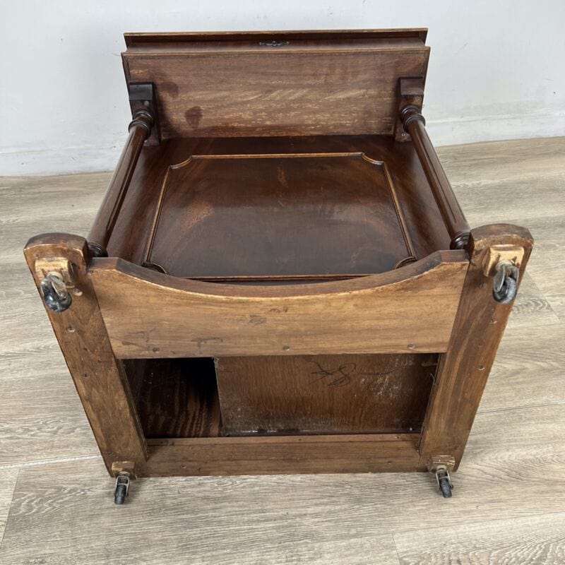 Scrittoio stile antico scrivania leggio davenport in legno pelle mobile Vintage Categoria Scrittoi & Ribalte