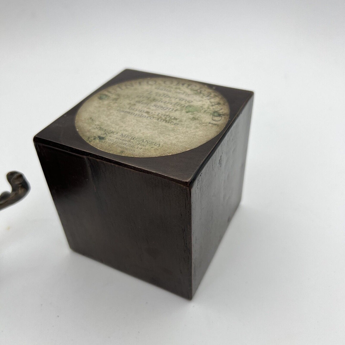 Scultura in bronzo Bronzetto Firmato QUINTO GHERMANDI Opera unica 1990 Categoria  Altro