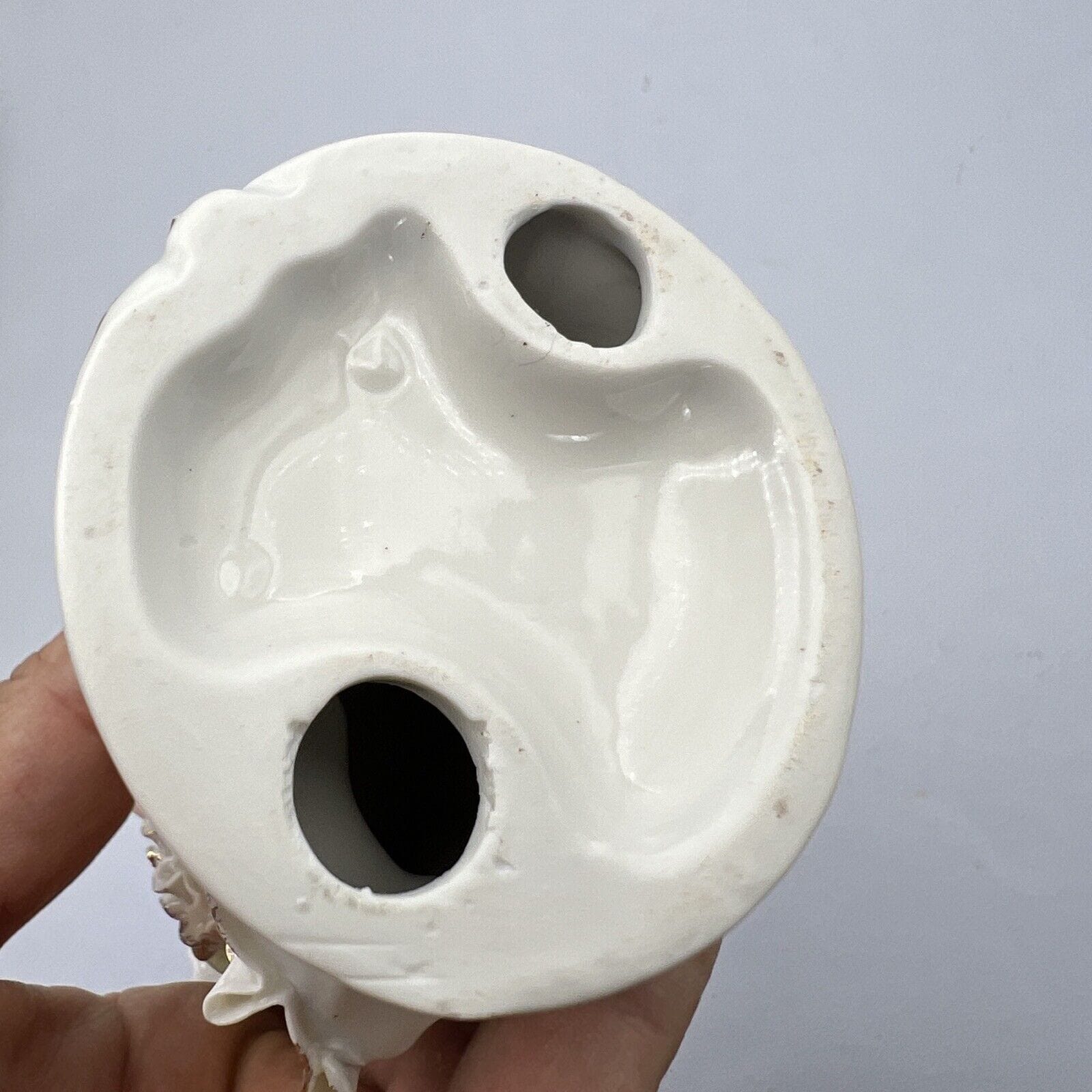 Scultura Statuina in Porcellana italiana vintage da collezione Dama stile 700 Categoria  Statuine