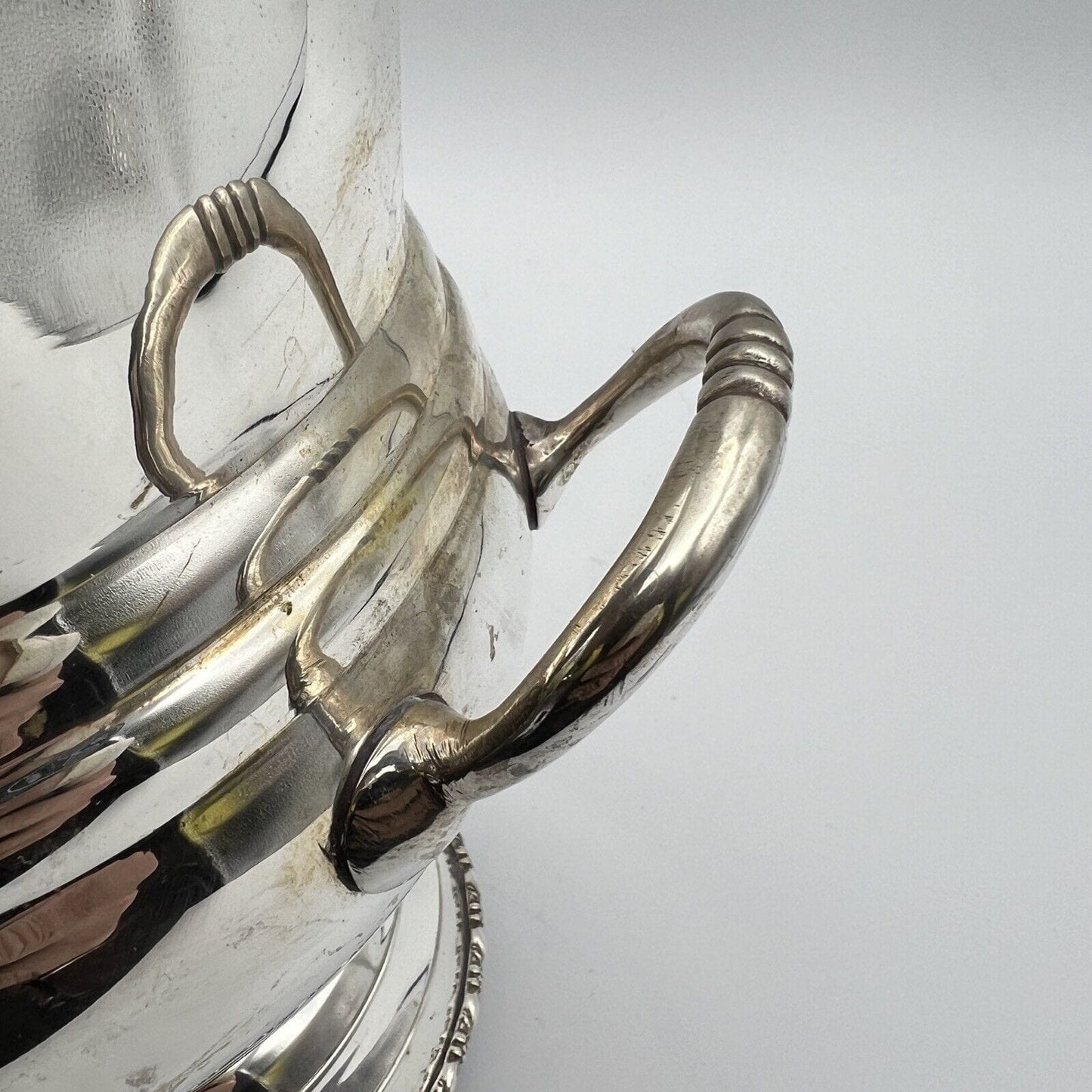 Secchiello champagne portabottiglia vintage in argento silver plated cestello Categoria  Sheffield & Argento