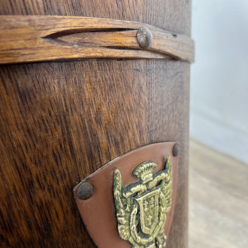 Secchio antico 900 secchiello in legno portaobrelli vintage vecchio gettacarta Categoria .Tutti gli articoli