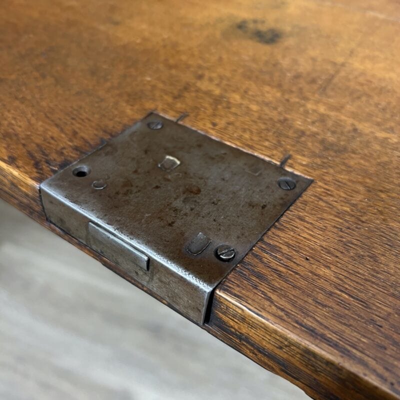 Secretaire Antico Ribalta Trumeau inglese epoca 800 stile Giorgio III in mogano Categoria Arredamento
