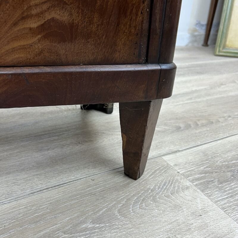 Secretaire Antico Ribalta Trumeau inglese epoca 800 stile Giorgio III in mogano Categoria Arredamento