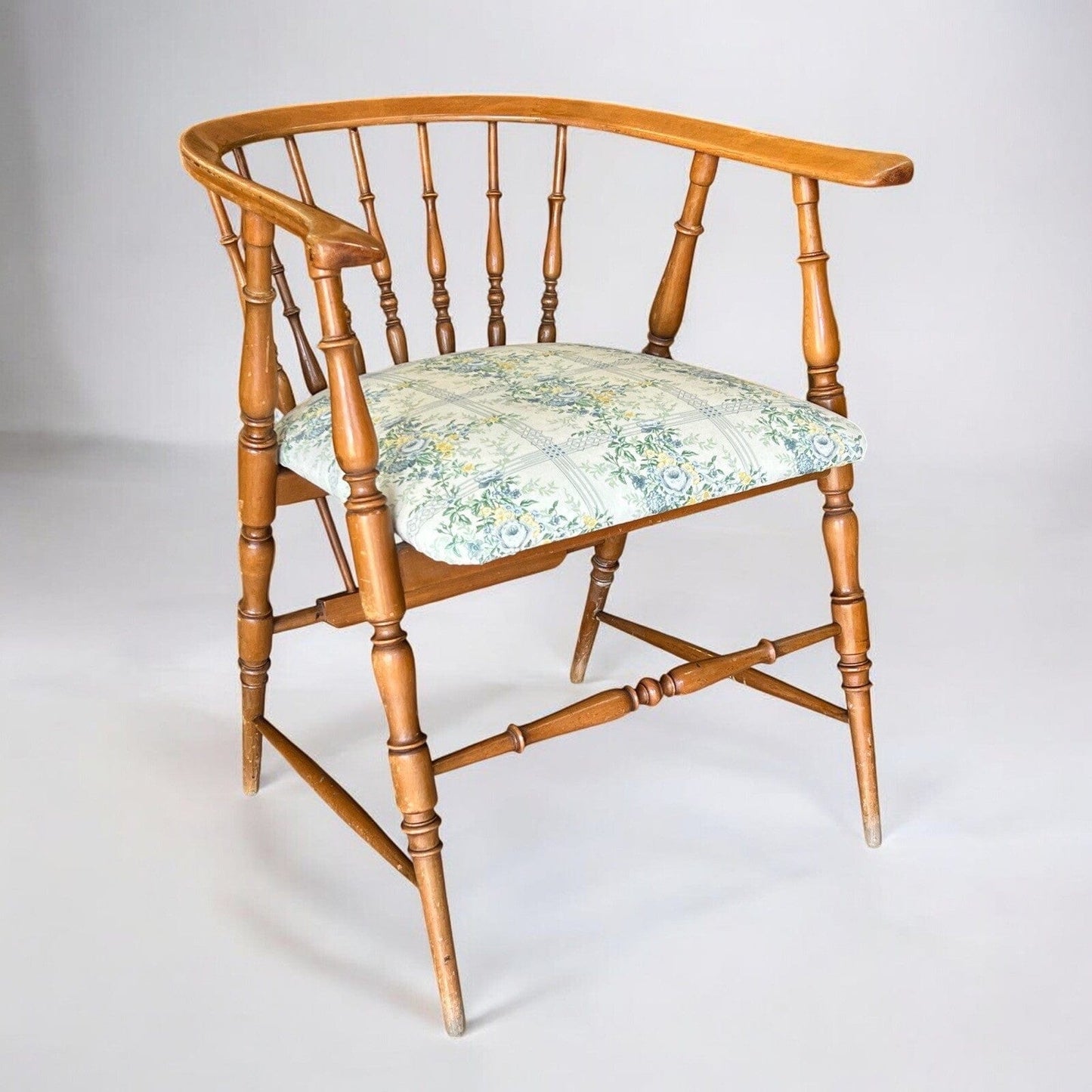 Sedia in stile Vecchia Old america shabby Country Chic Vintage con braccioli Categoria Sedie