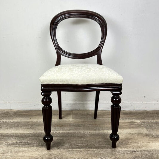 Sedia stile antica inglese 800 vittoriano in legno di mogano d' antiquariato Categoria  Sedie