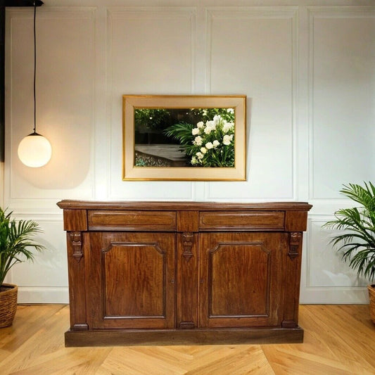 Servante Credenza antica inglese epoca 800 Mobile Madia salone mogano Salotto Categoria  Servante - Servantini