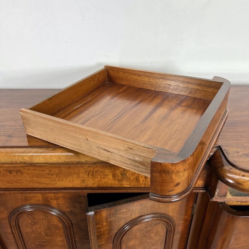 Servante credenza antica inglese epoca vittoriana mobile salone mogano Madia 800 Categoria Servante - Servantini