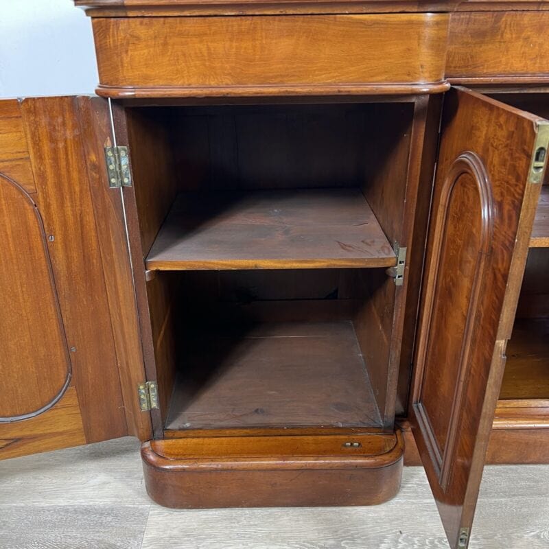 Servante credenza antica inglese epoca vittoriana mobile salone mogano Madia 800 Categoria Servante - Servantini