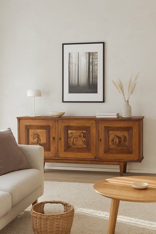 Servante Scandinava Originale Vintage anni '60 Credenza Madia Mobile Soggiorno Categoria  Servante - Servantini