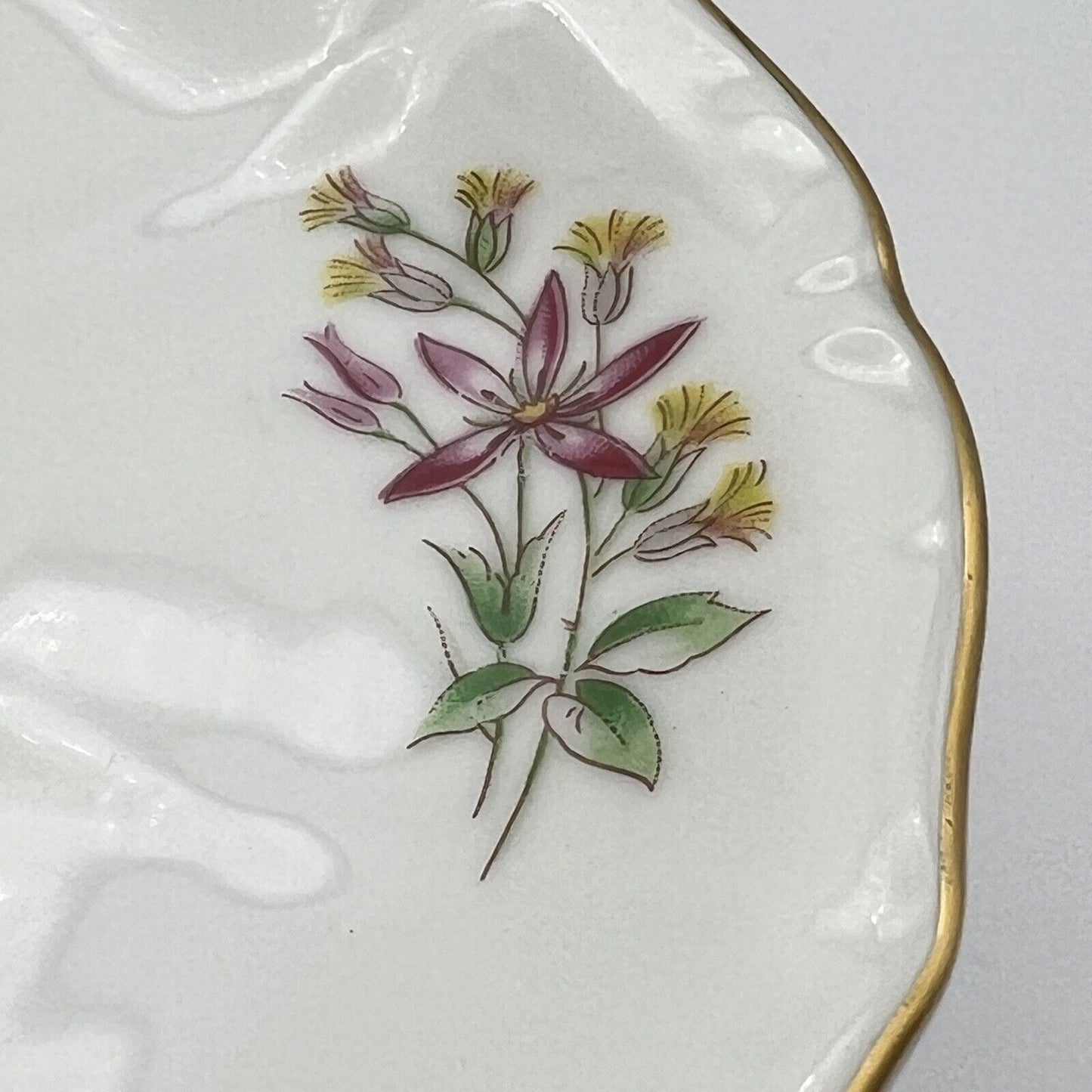 Servizio antico da the te tazze x 2 in porcellana Richard Ginori bianca a fiori Categoria  Servizio tazze - Tazze