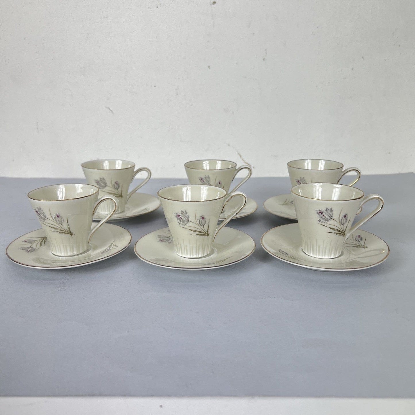 Servizio da caffe antico Bavaria in porcellana anni 70 tazze tazzine fiori Deco Categoria Servizio tazze - Tazze