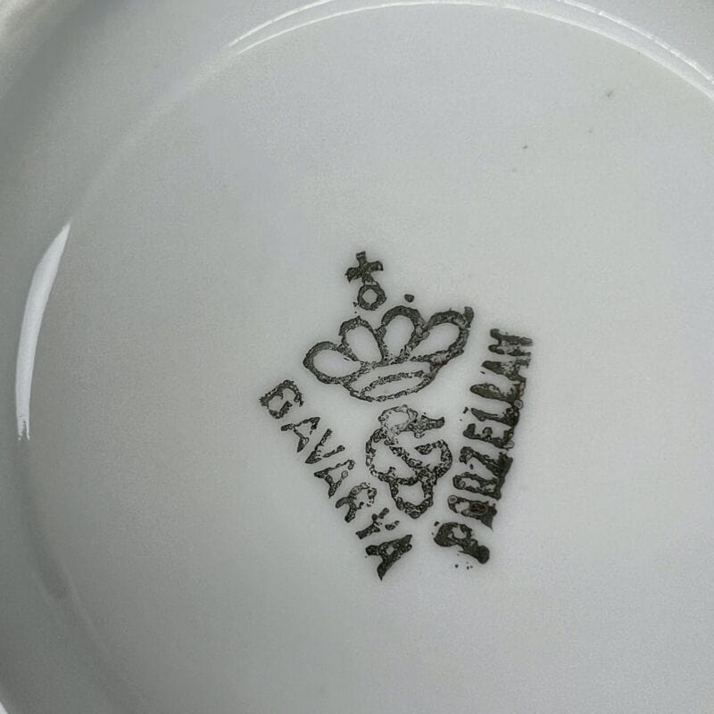 Servizio da caffe antico in porcellana Bavaria anni 40 tazze tazzine oro 13 pz Categoria  Servizio tazze - Tazze