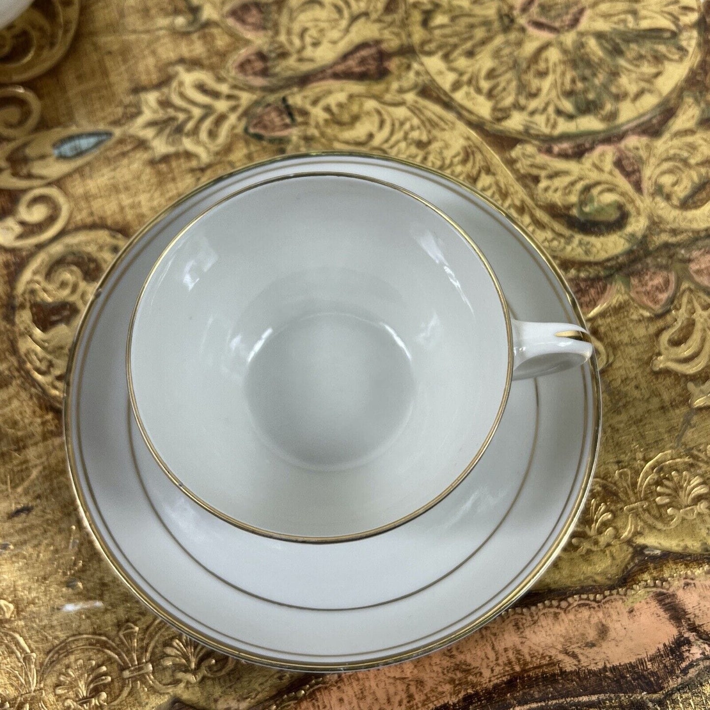 Servizio da caffe antico in porcellana Richard ginori anni 40 tazze tazzine oro Categoria  Servizio tazze - Tazze