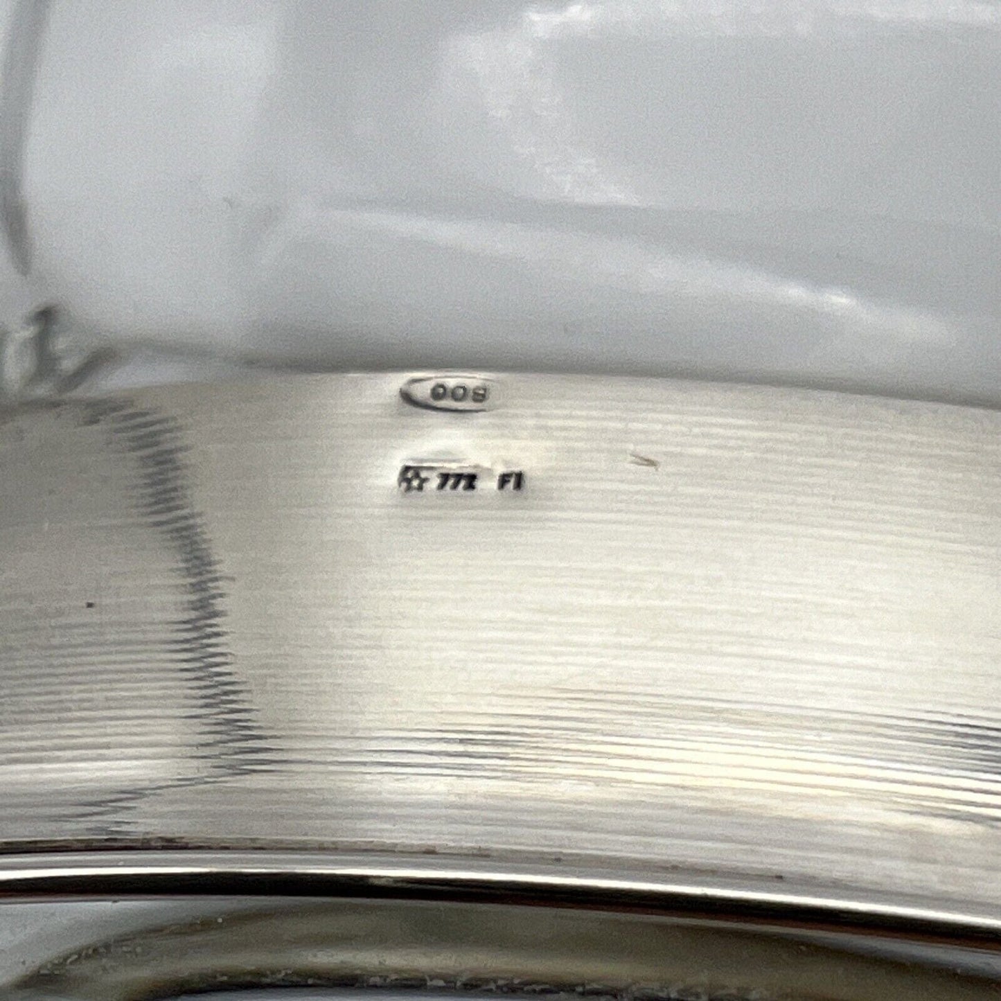 Set Bicchieri vintage servizio in cristallo Argento 800 per Cocktail Long Drink Categoria Vetri e Cristalli