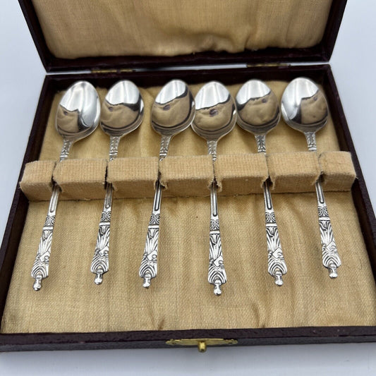 Set Cucchiaini antichi 900 argento placcato silver plated Apostoli EPNS te caffe Categoria  Sheffield & Argento