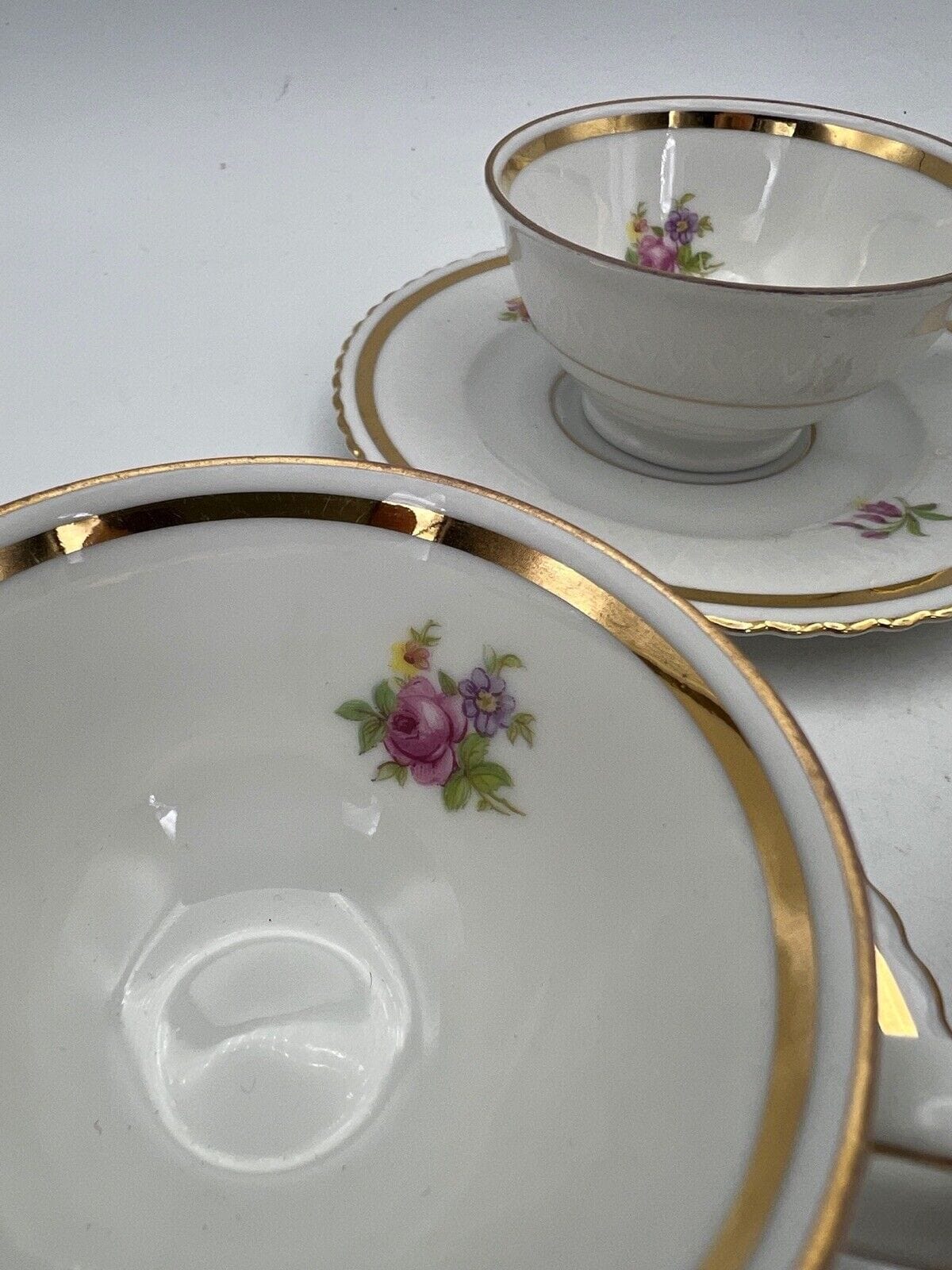 Set da 4 caffe antico Bavaria in porcellana Seltmann Elisabeth Tazzine anni 50 Categoria Servizio tazze - Tazze