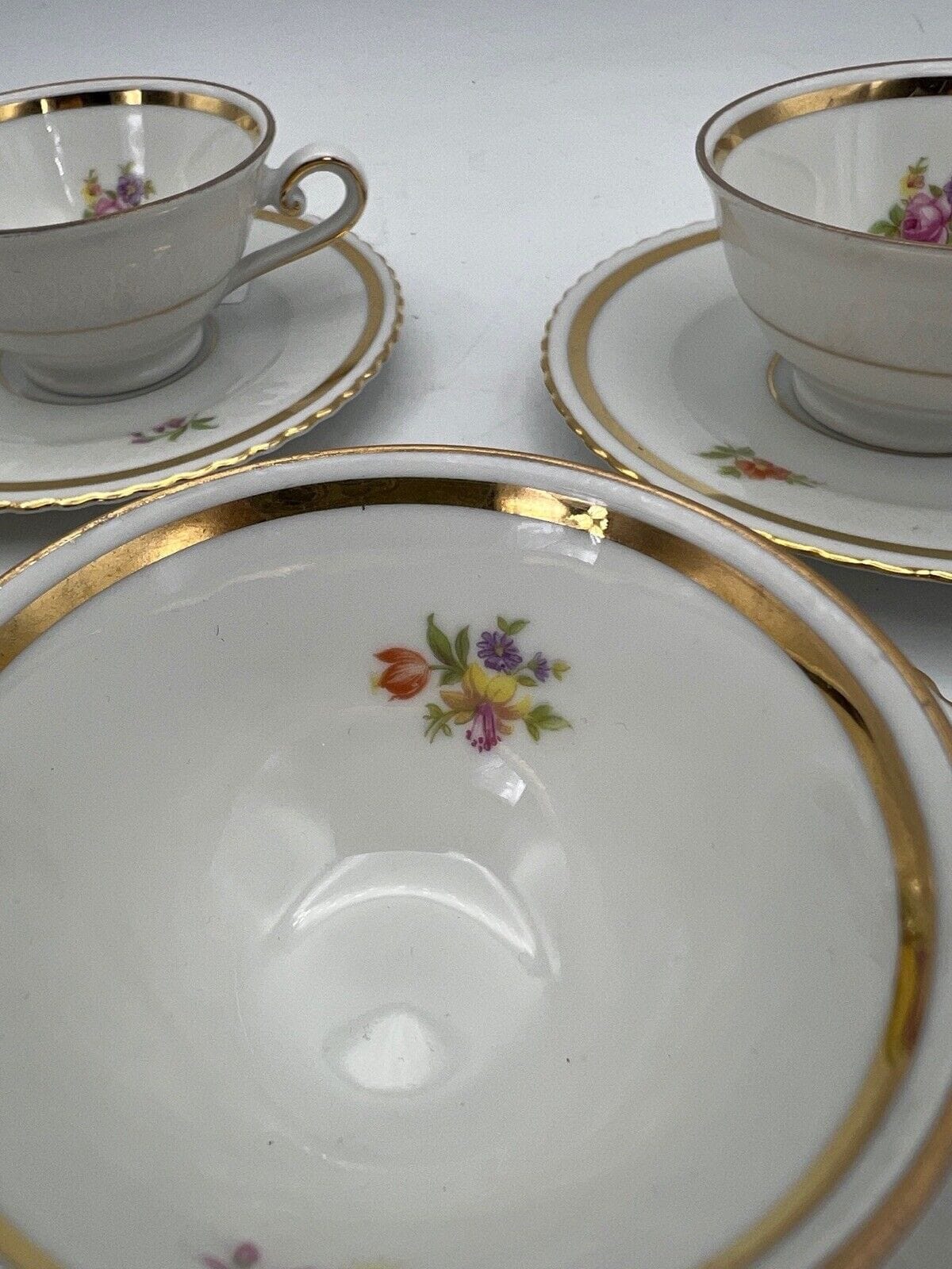 Set da 4 caffe antico Bavaria in porcellana Seltmann Elisabeth Tazzine anni 50 Categoria Servizio tazze - Tazze