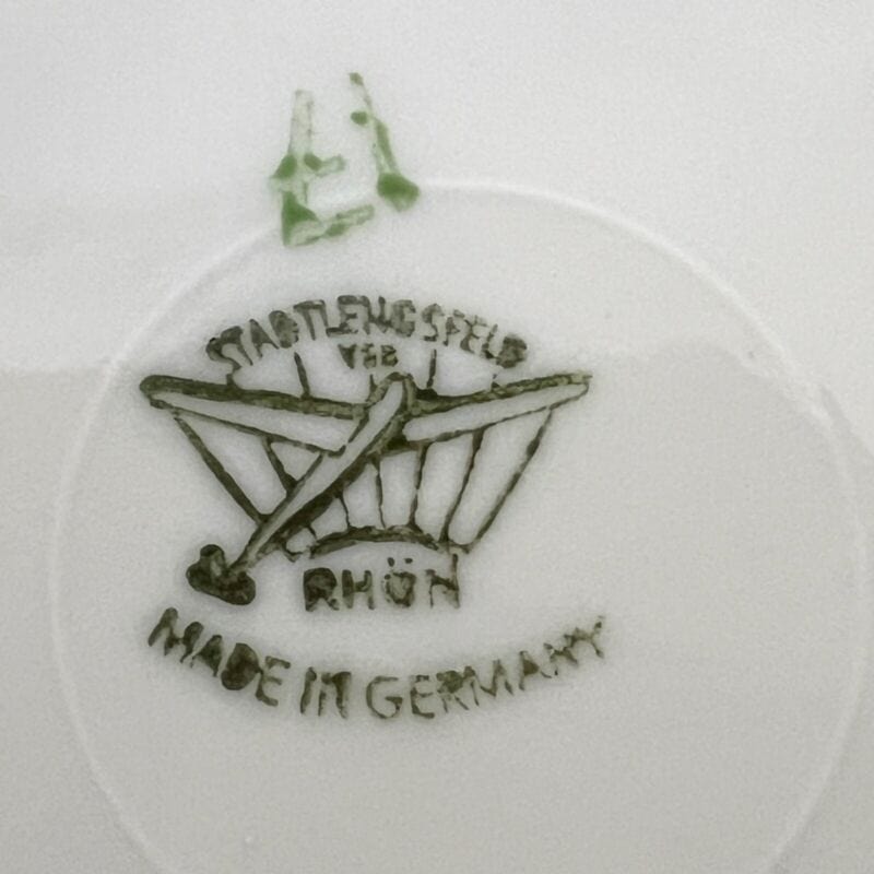 Set da tè the per due antico in porcellana Bavaria Motivo Fiori Vintage Coppia Categoria Servizio tazze - Tazze