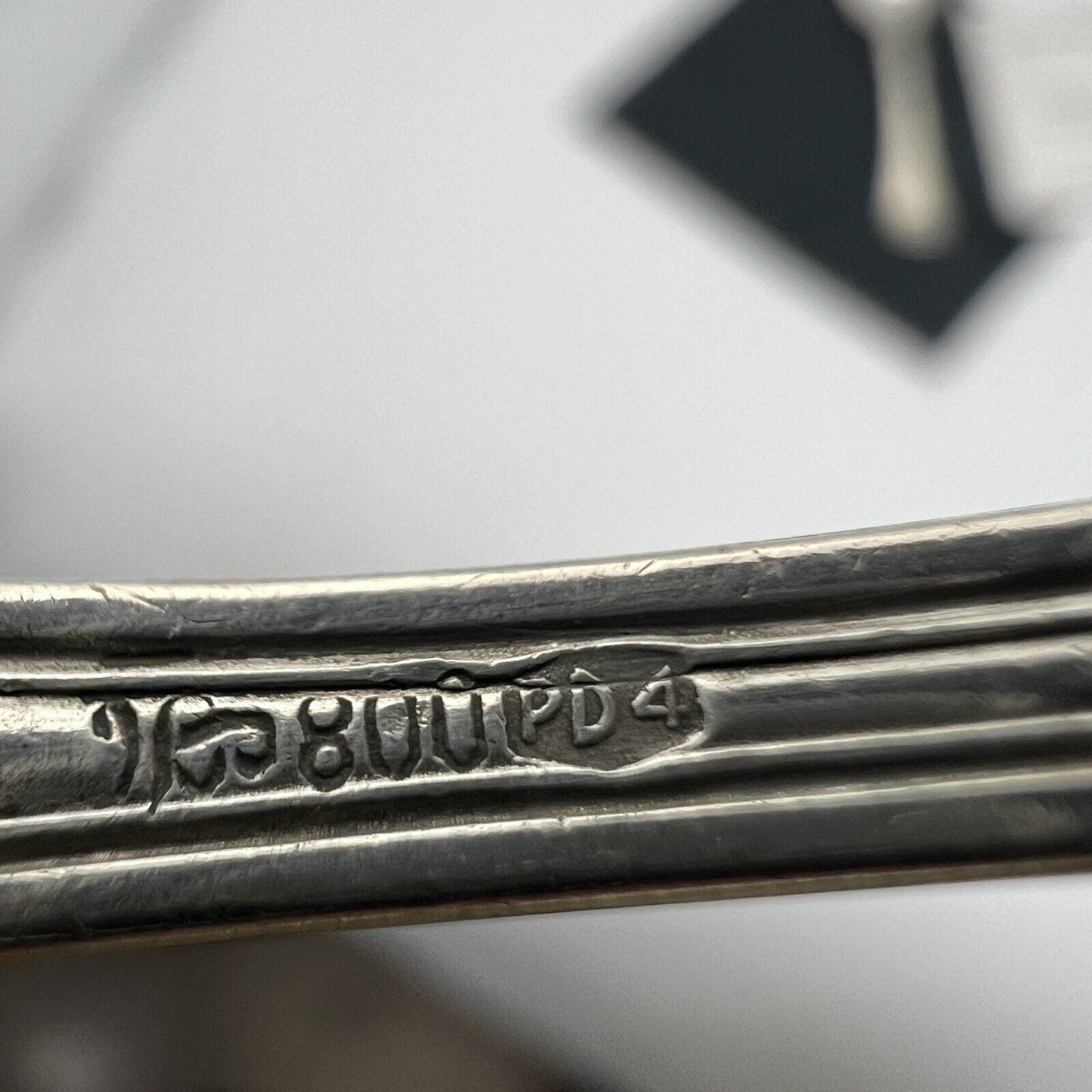 Set di 2 cucchiaini cucchiai da the in Argento 800 anni '40 '50 Calegaro Luigi Categoria Sheffield & Argento