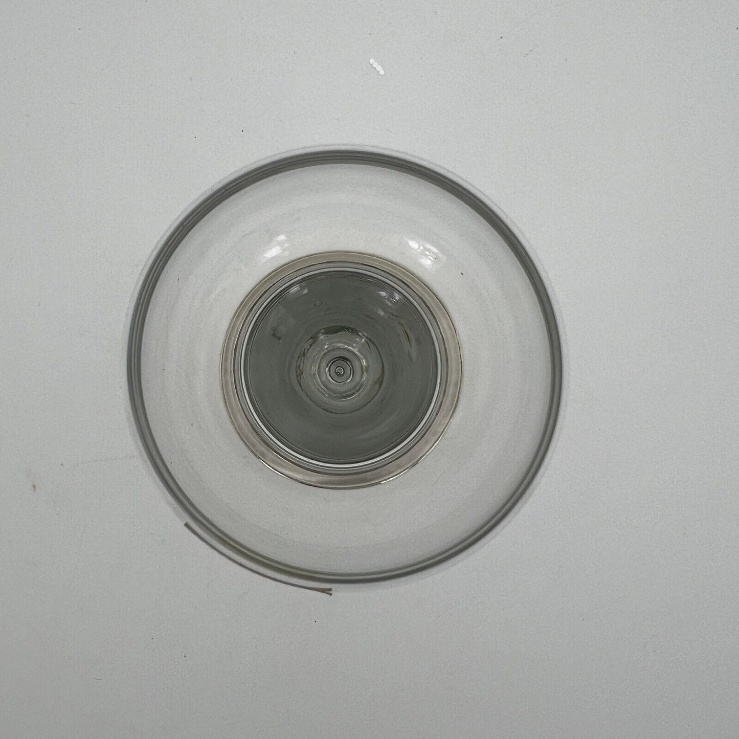 Set di 6 bicchieri da cognac brandy whisky in cristallo e argento 800 anni 50 60 Categoria Vetri e Cristalli