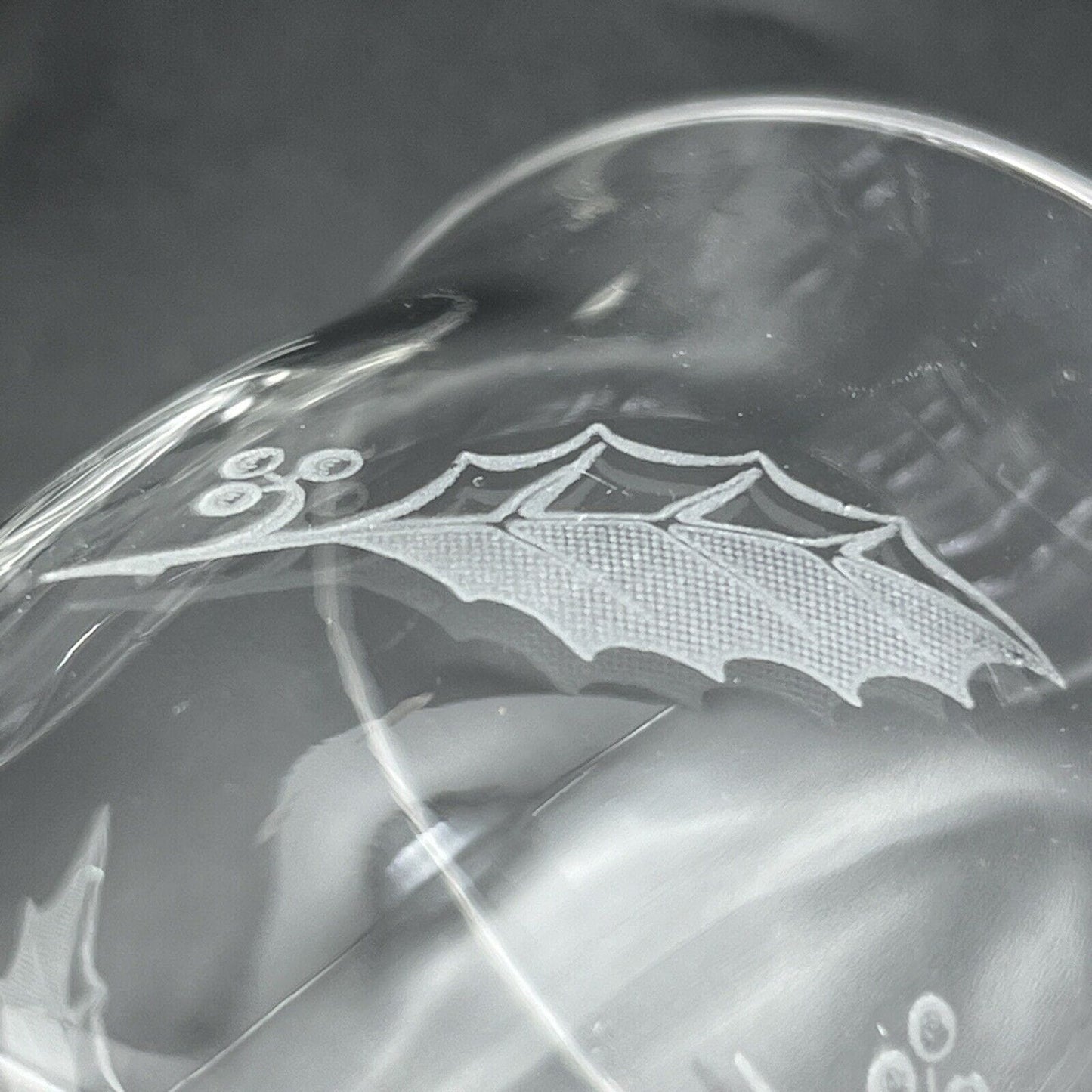 Set di 6 bicchieri in vetro serigrafato anni 60 70 vintage per vino acqua vetro Categoria Vetri e Cristalli