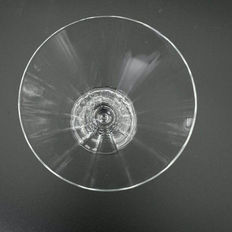 Set di 6 Bicchieri vintage a calice in cristallo Rogaska in stile deco anni 70 Categoria Vetri e Cristalli