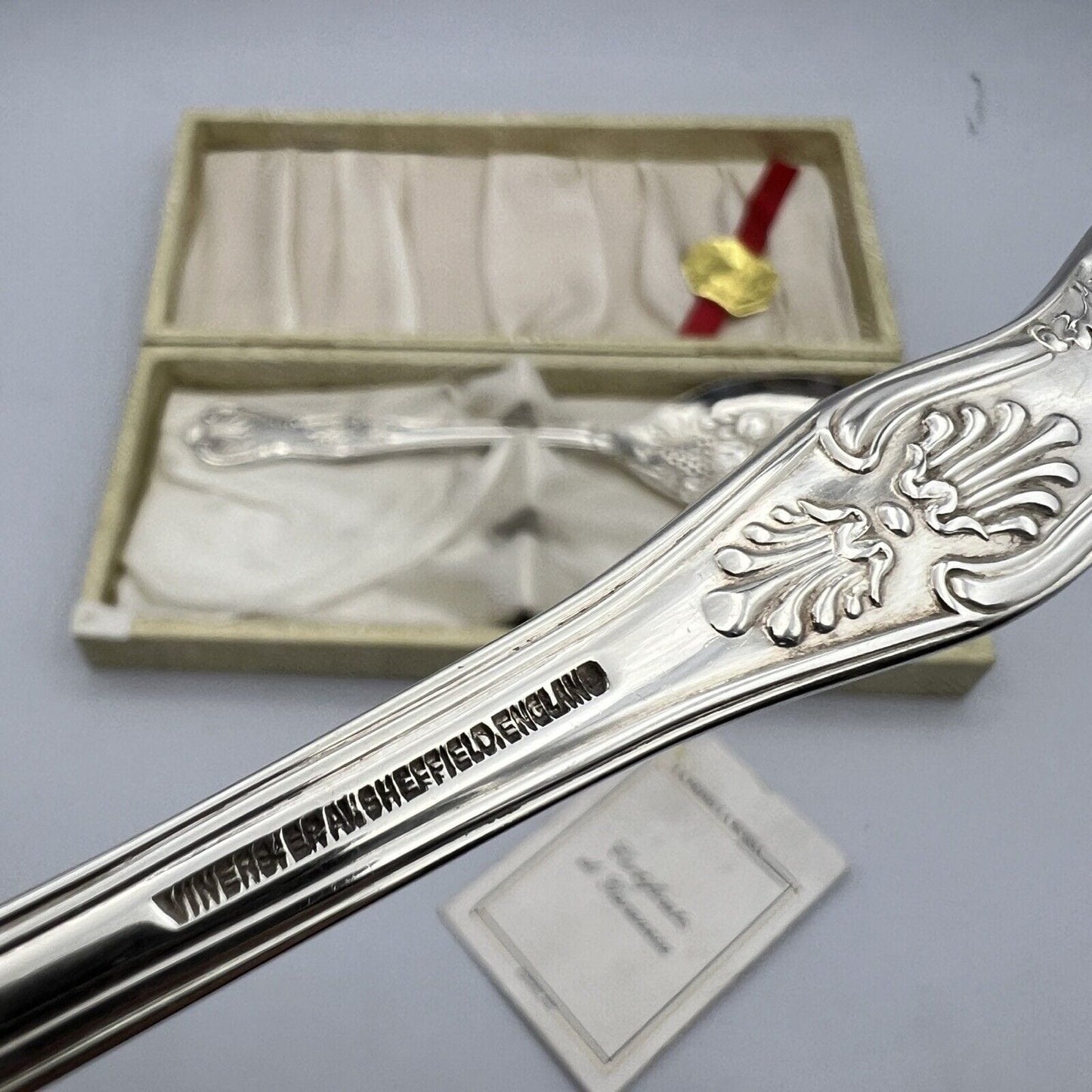 Set di Antiche Posate in argento sheffield cucchiaio forchetta da insalata '40 Categoria Sheffield & Argento
