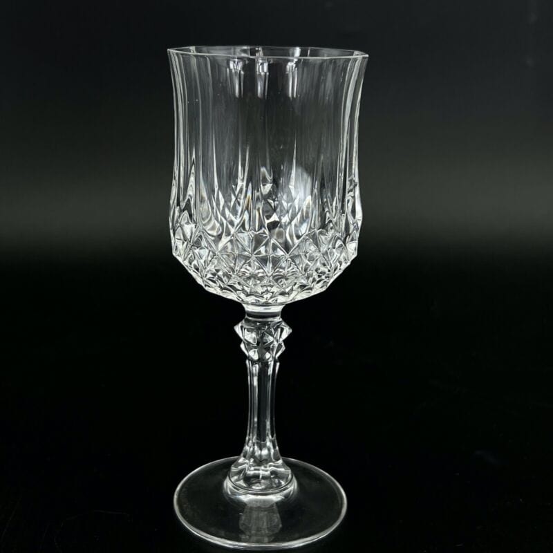 Set di bicchieri a calice in cristallo anni '70 vintage per vino spumante vetro Categoria Vetri e Cristalli