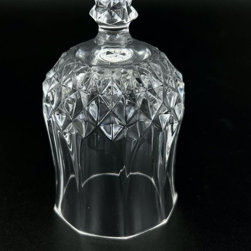 Set di bicchieri a calice in cristallo anni '70 vintage per vino spumante vetro Categoria Vetri e Cristalli