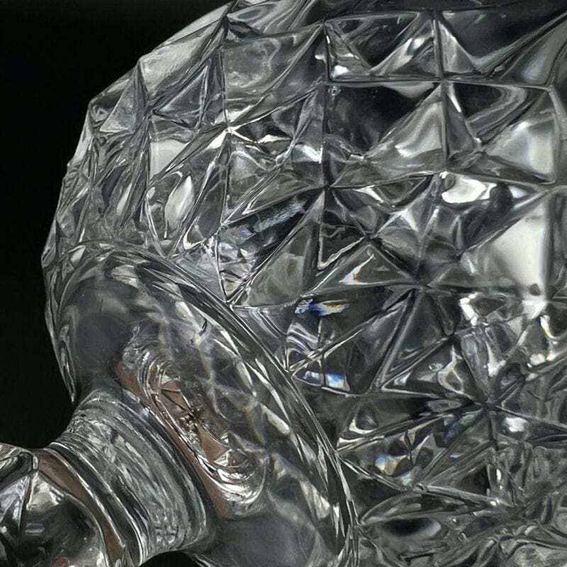 Set di bicchieri a calice in cristallo anni '70 vintage per vino spumante vetro Categoria Vetri e Cristalli