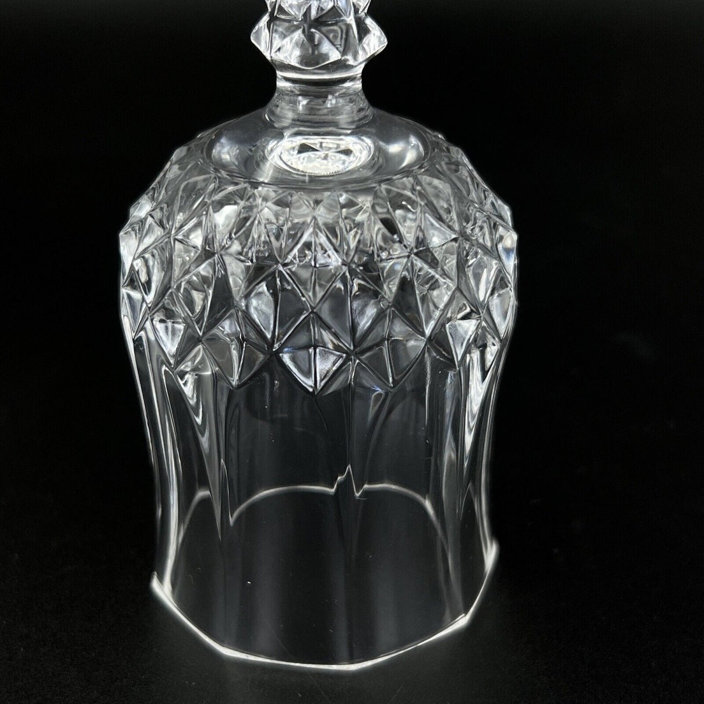 Set di bicchieri a calice in cristallo anni '70 vintage per vino spumante vetro Categoria Vetri e Cristalli