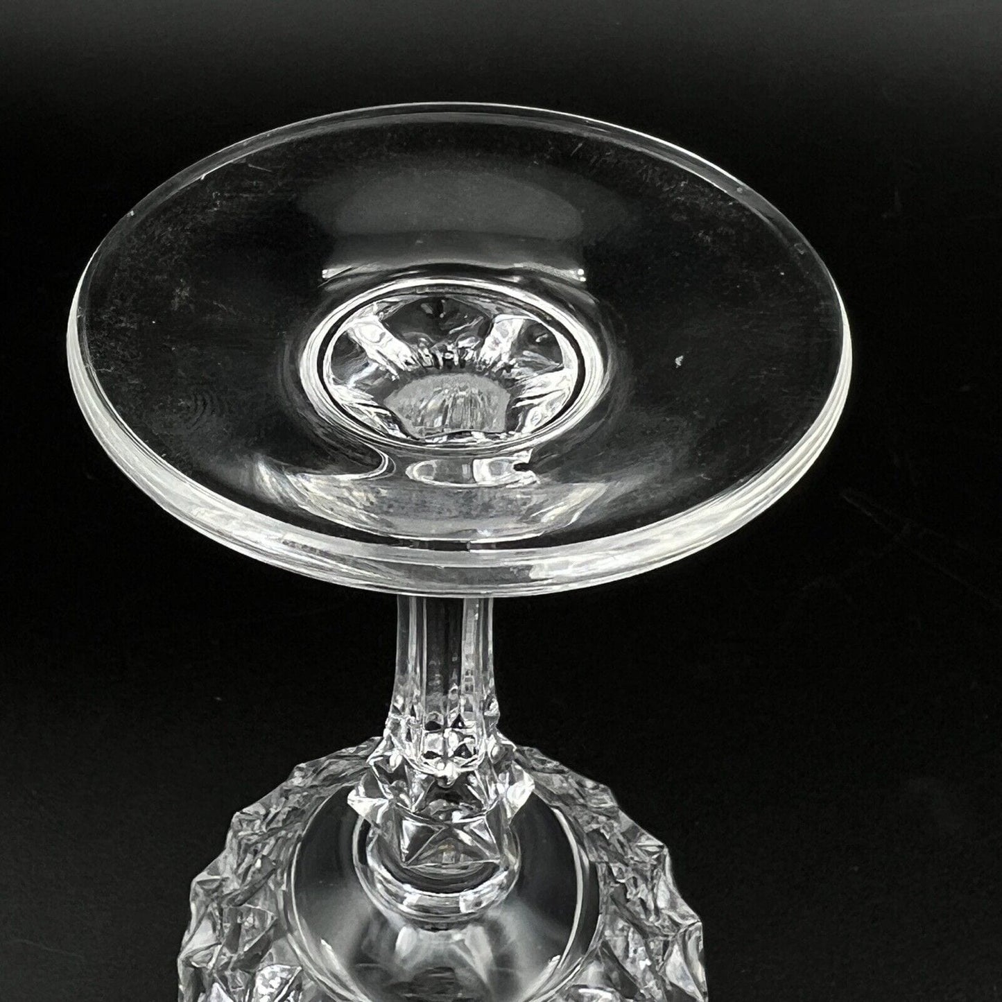 Set di bicchieri a calice in cristallo anni '70 vintage per vino spumante vetro Categoria Vetri e Cristalli