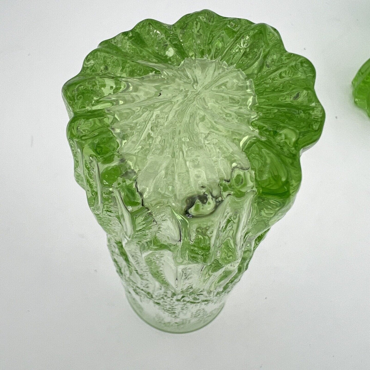 Set di Bicchieri Alti vintage anni 70 in vetro Verde da per Bibita Cocktail Categoria Vetri e Cristalli