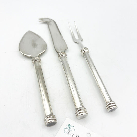 Set di Posate da per formaggio in argento silver plated Coltello Paletta anni 70 Categoria  Sheffield & Argento