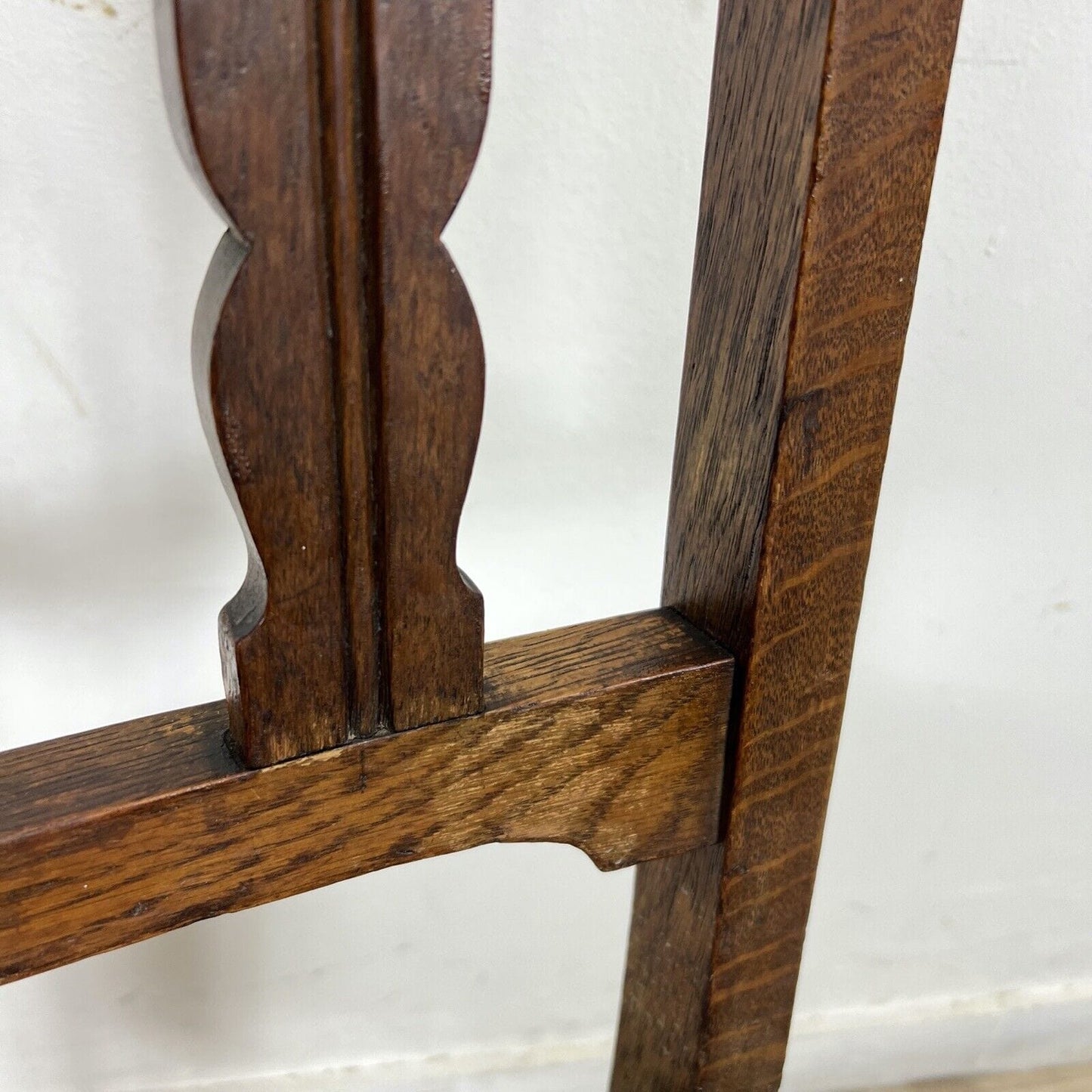 Set di quattro sedie d'epoca in legno antiche stile art nouveau Inglesi anni 30 Categoria Sedie