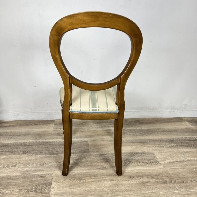 Set di sei Sedie antiche per sala da pranzo inglesi in stile 800 vittoriano Noce Categoria Sedie