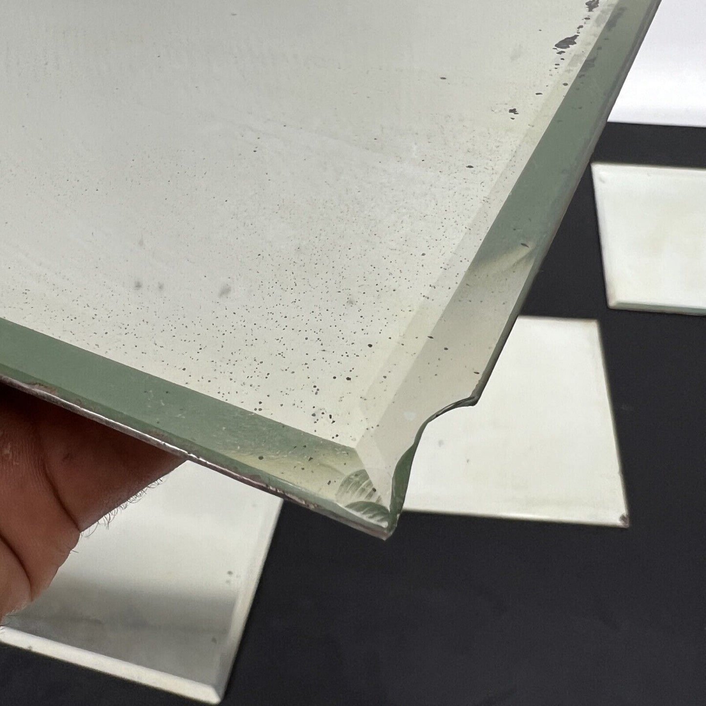 Set Piastrelle a Specchio antiche Specchi Liberty quadrati piccoli Composizione Categoria Specchi e Cornici