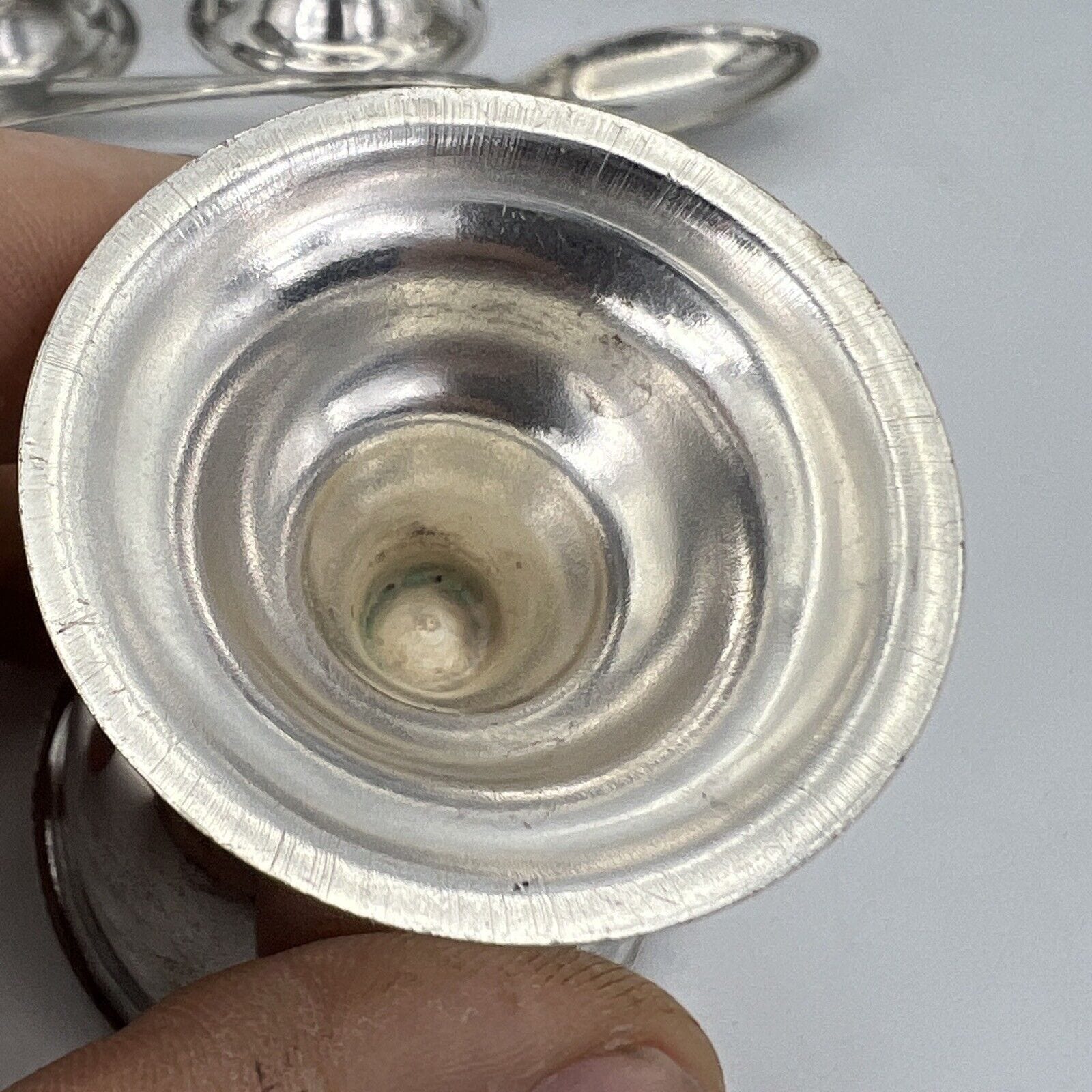 Set Porta uova uovo antico in argento sheffield silver plate inglese egg Cruet Categoria  Sheffield & Argento