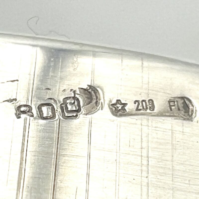 Set portauovo in argento 800 con cucchiaino porta uovo anni 60 vintage Colazione Categoria Sheffield & Argento