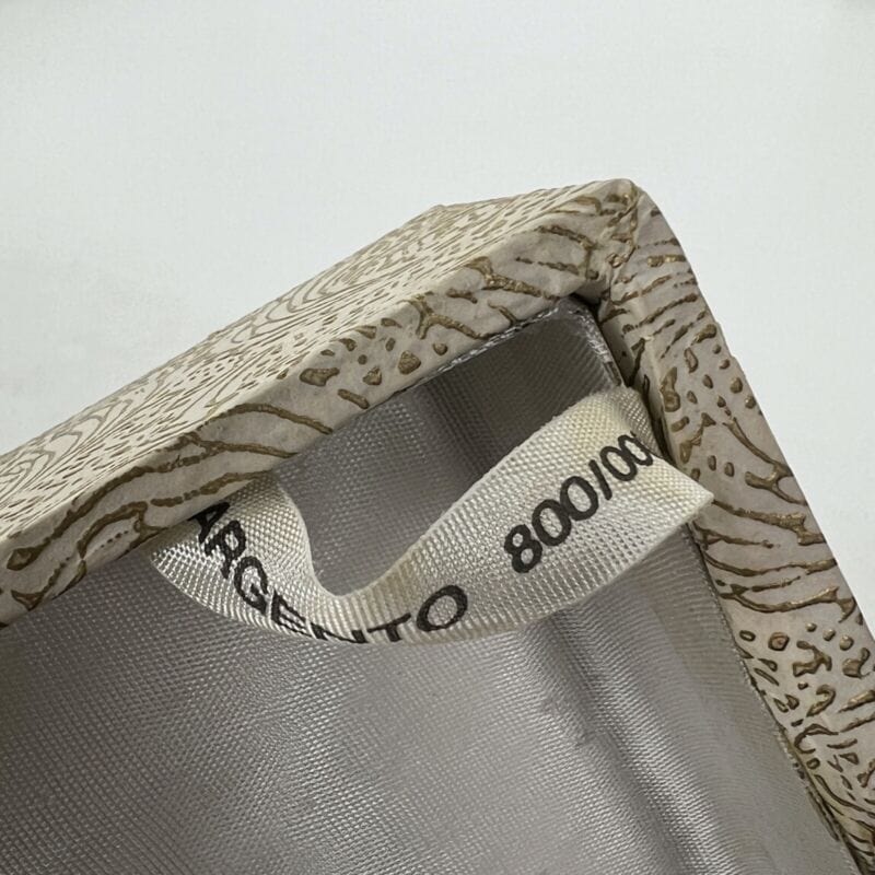 Set portauovo in argento 800 con cucchiaino porta uovo anni 60 vintage Colazione Categoria Sheffield & Argento