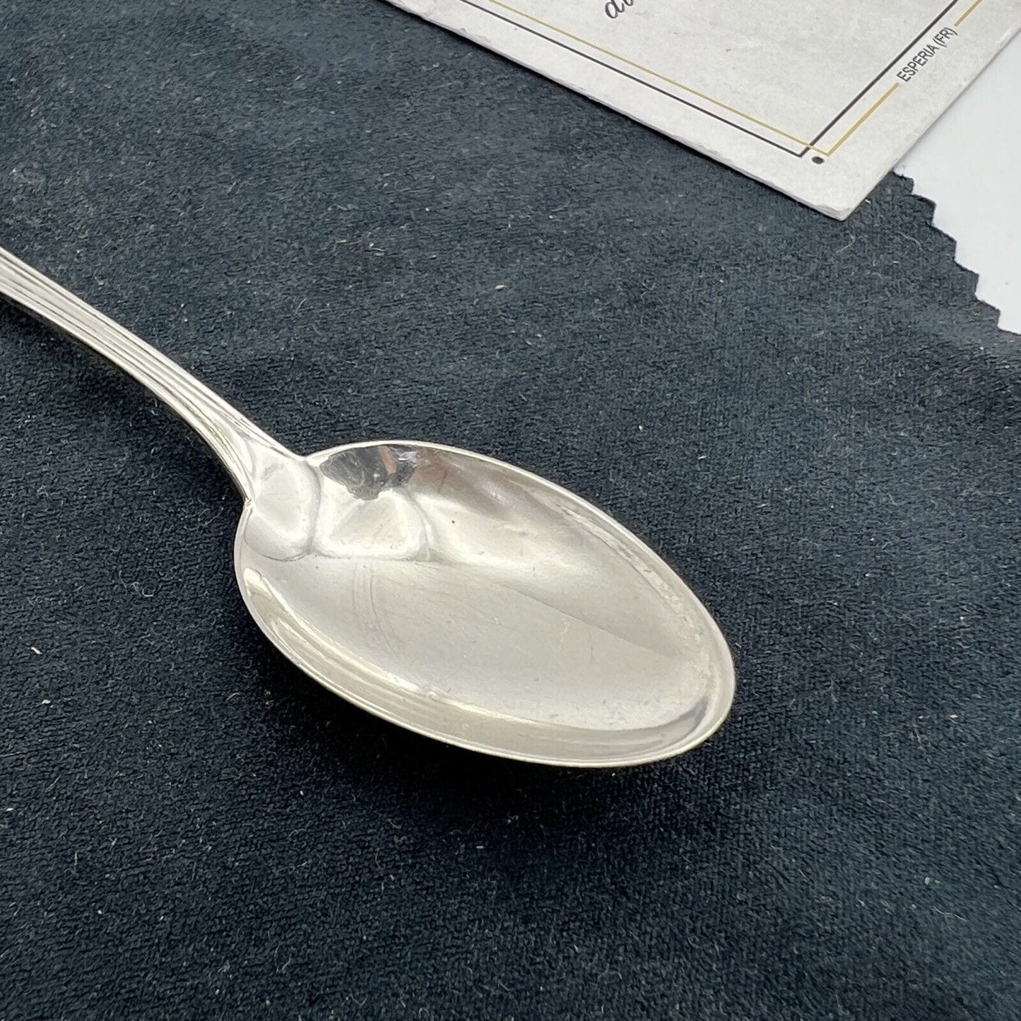 Set servizio di 4 cucchiaini cucchiai in Argento 800 Antichi anni '50 '60 caffè Categoria  Sheffield & Argento