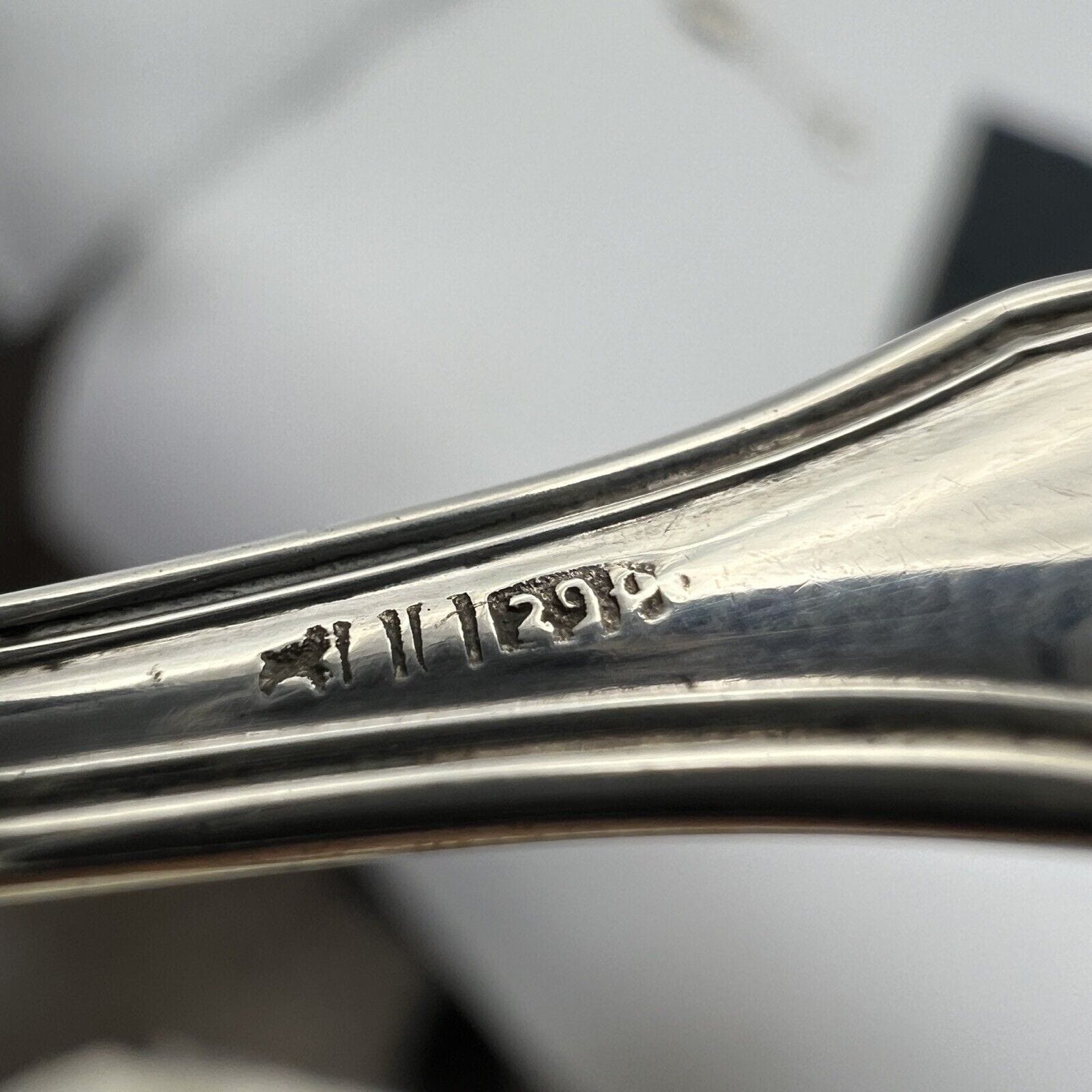 Set servizio di 4 cucchiaini cucchiai in Argento 800 Antichi anni '50 '60 caffè Categoria  Sheffield & Argento