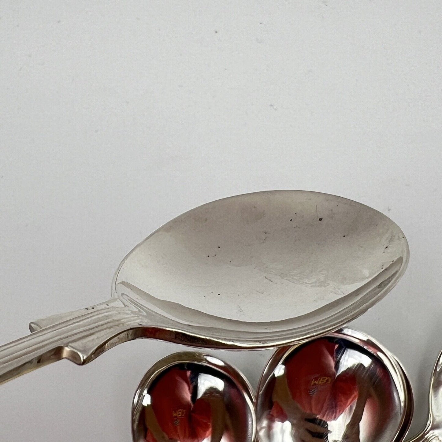 Set servizio di cucchiai cucchiaini in Argento silver plated Sheffield Stile 800 Categoria  Sheffield & Argento