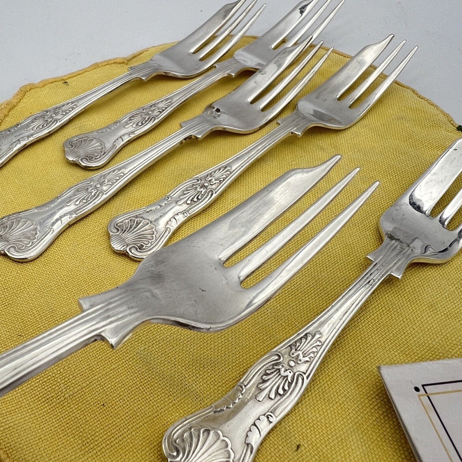 Set servizio di forchettine dolce in Argento silver plated Sheffield Stile 800 Categoria  Sheffield & Argento