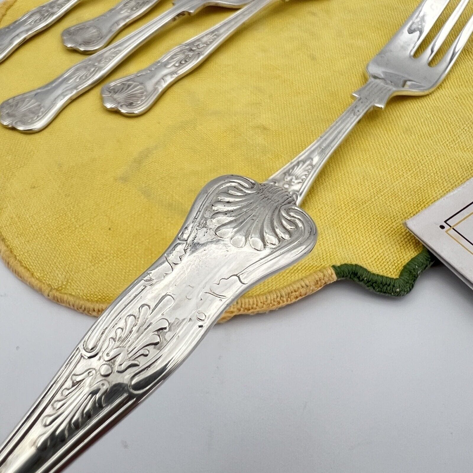 Set servizio di forchettine dolce in Argento silver plated Sheffield Stile 800 Categoria  Sheffield & Argento