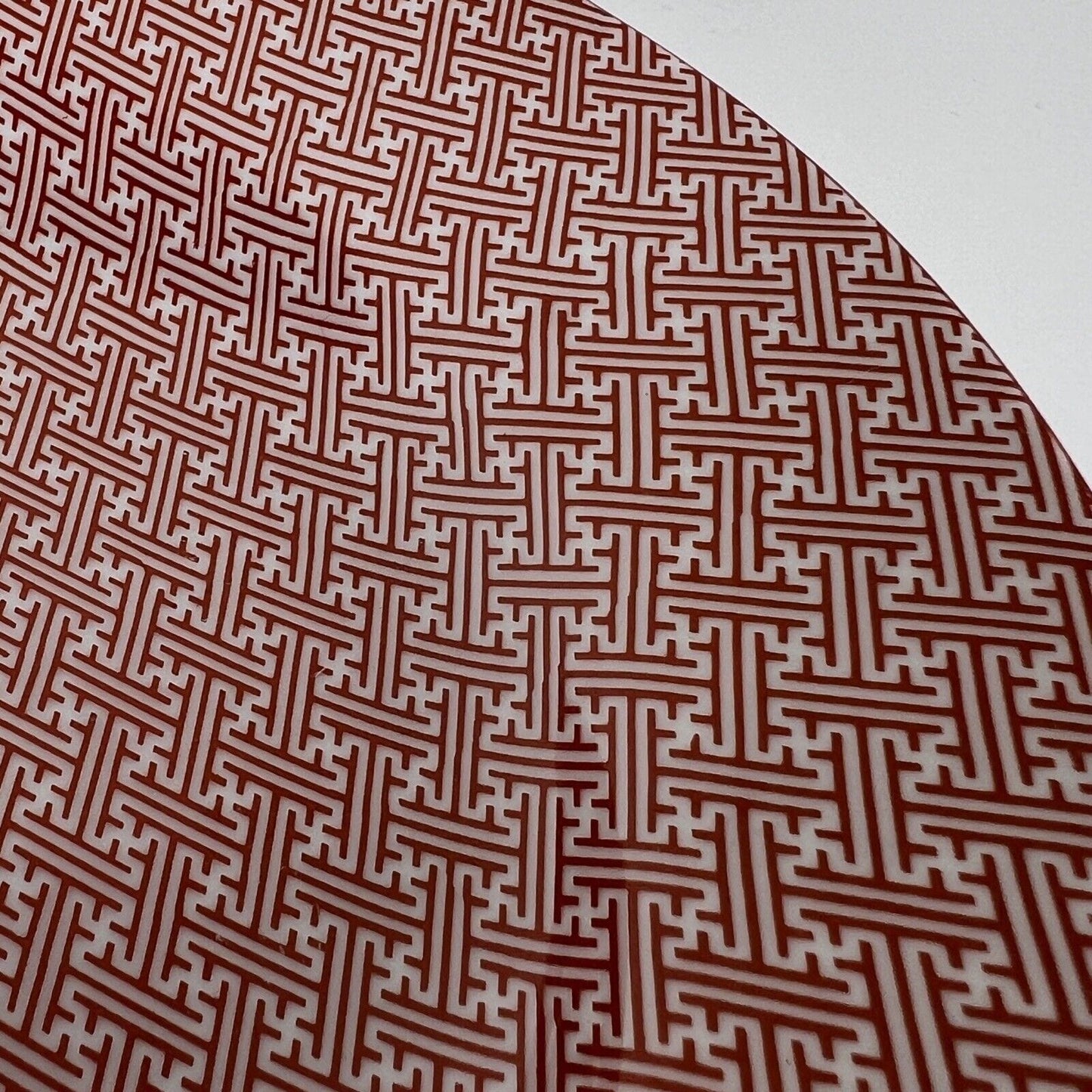 Set Servizio di piatti in porcellana Vintage Sayagata bianco Rosso Labirinto Categoria  Piatti e Piattini