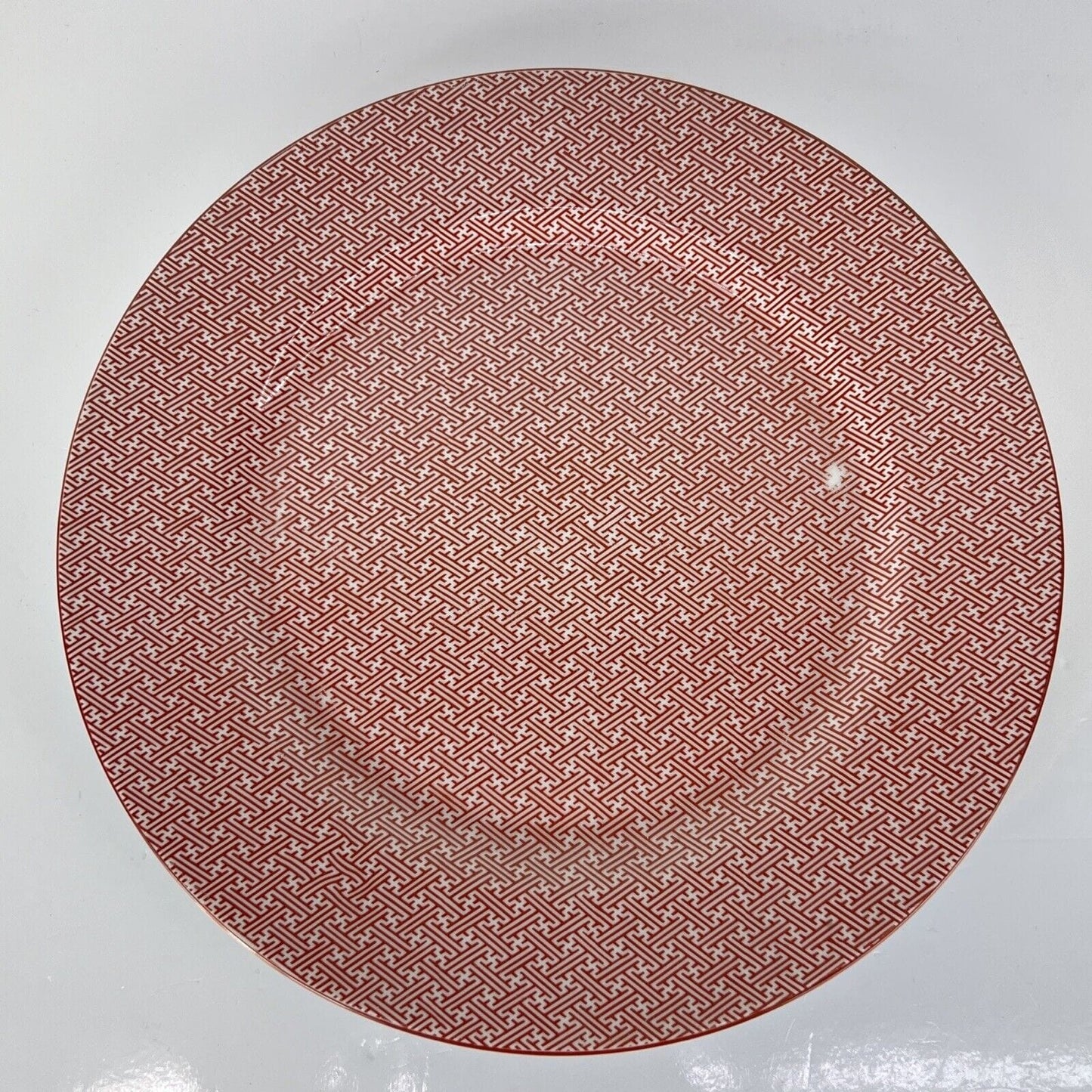 Set Servizio di piatti in porcellana Vintage Sayagata bianco Rosso Labirinto Categoria  Piatti e Piattini