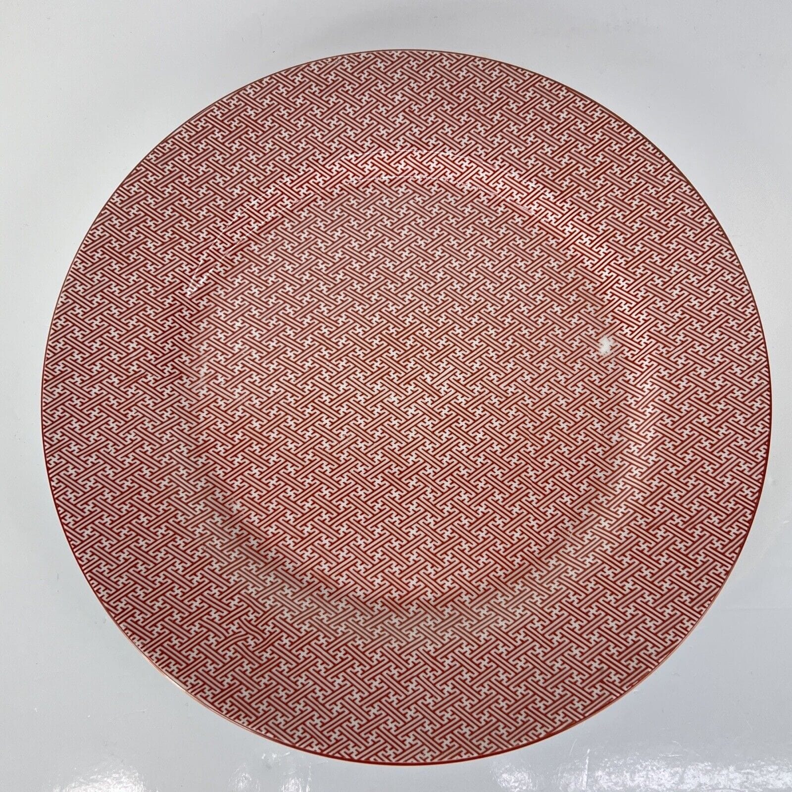 Set Servizio di piatti in porcellana Vintage Sayagata bianco Rosso Labirinto Categoria  Piatti e Piattini