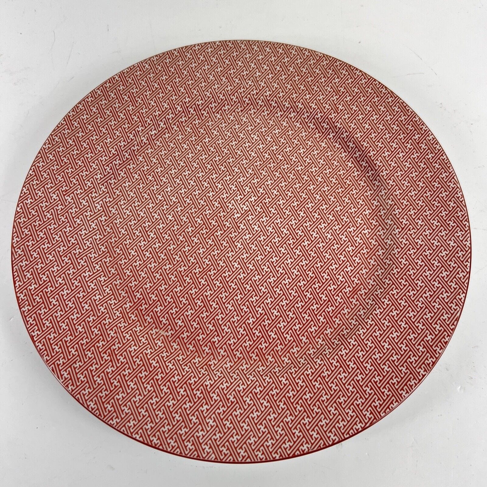 Set Servizio di piatti in porcellana Vintage Sayagata bianco Rosso Labirinto Categoria  Piatti e Piattini